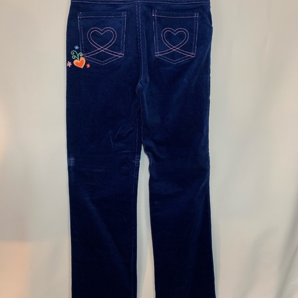 Hartstrings Corduroy w/ Floral Design Pants Sz 14 - Picture 8 of 16